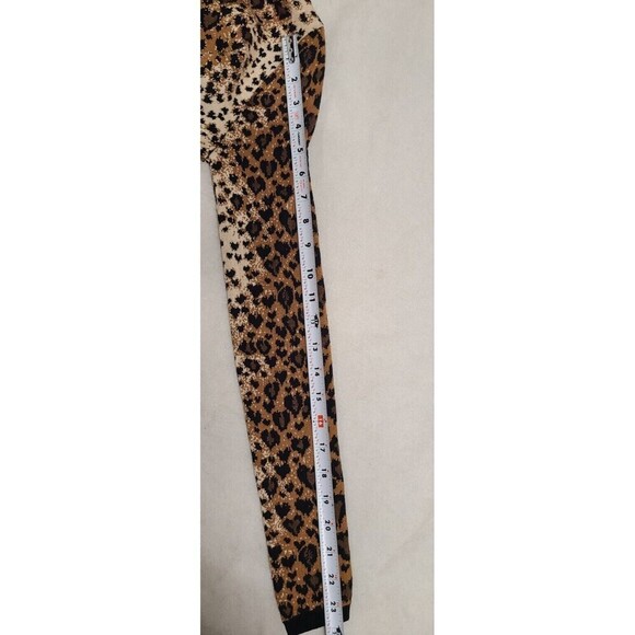 RED VALENTINO Leopard Print Long Sleeve Sweater Dress Women's M Wool Silk Blend - Picture 12 of 13